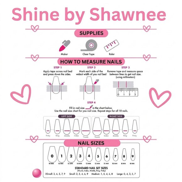 Handmade Luxury Press-On Nails | Sturdy & Reusable | PINK ROMANCE - Picture 7 of 8